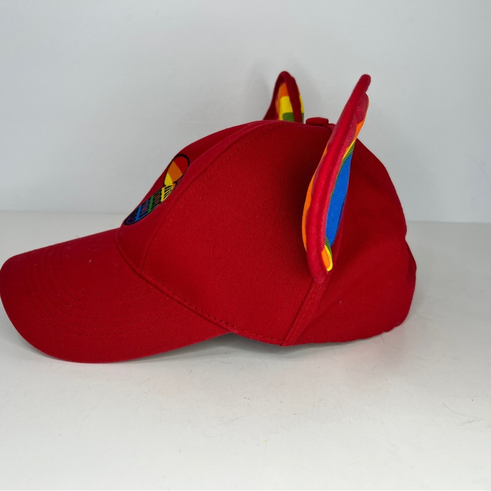 Disney Rainbow Ears Walt Disney World Baseball Cap for Adults Mickey Mouse Pride - Picture 4 of 10